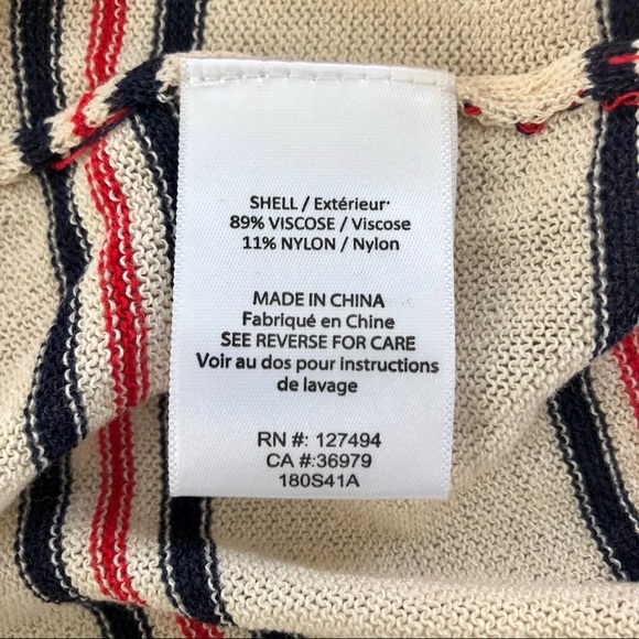 Anthro Heartloom Striped Long Duster Cardigan S - Picture 10 of 10